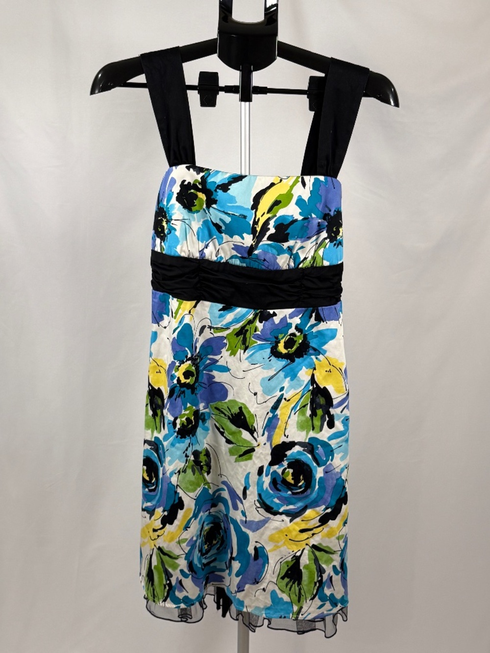 IZ Byer California Blue Floral Dress Size 13
